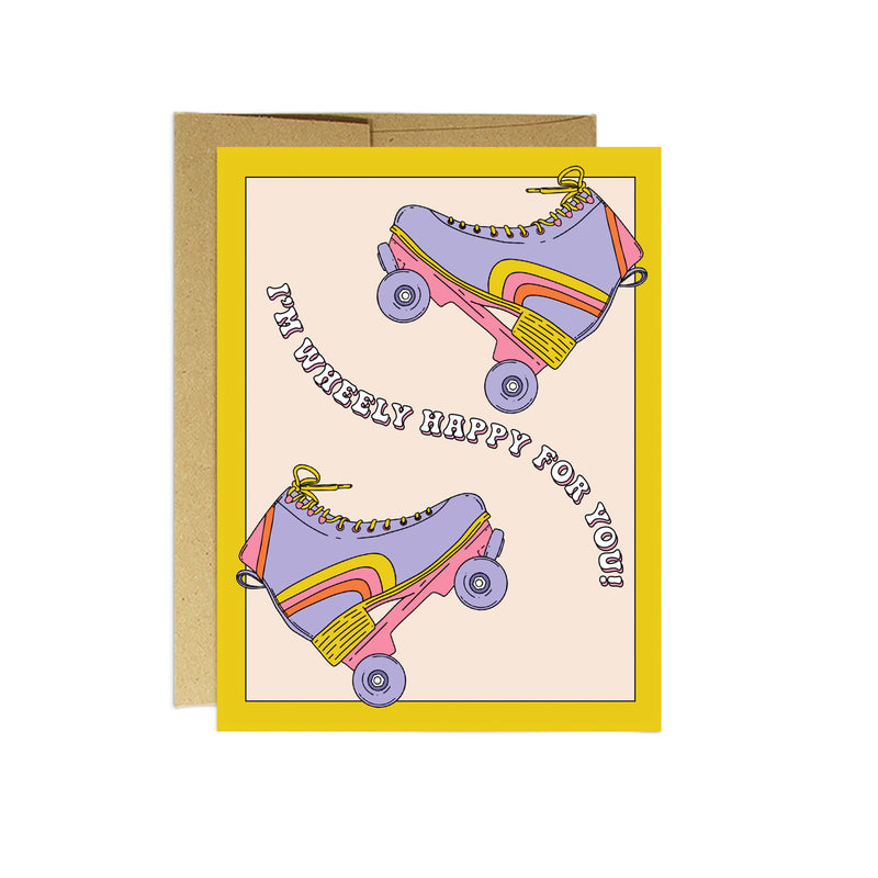 Wheely Happy For You Encouragement Card