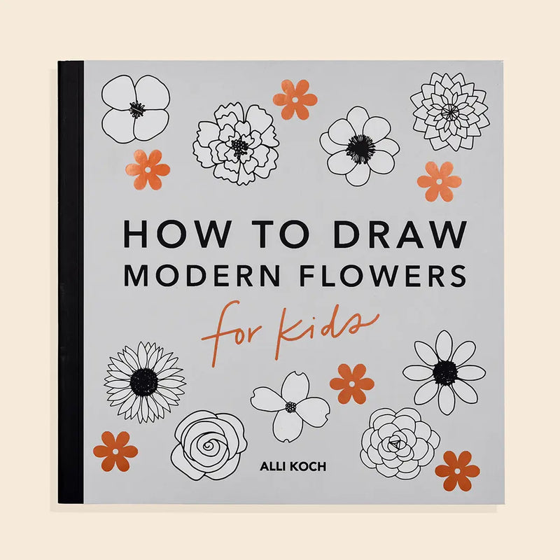 How to Draw Book for Kids:Modern Flowers