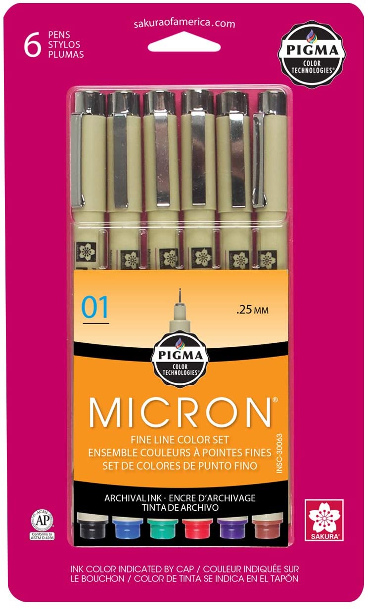 Micron PN 6 Pens