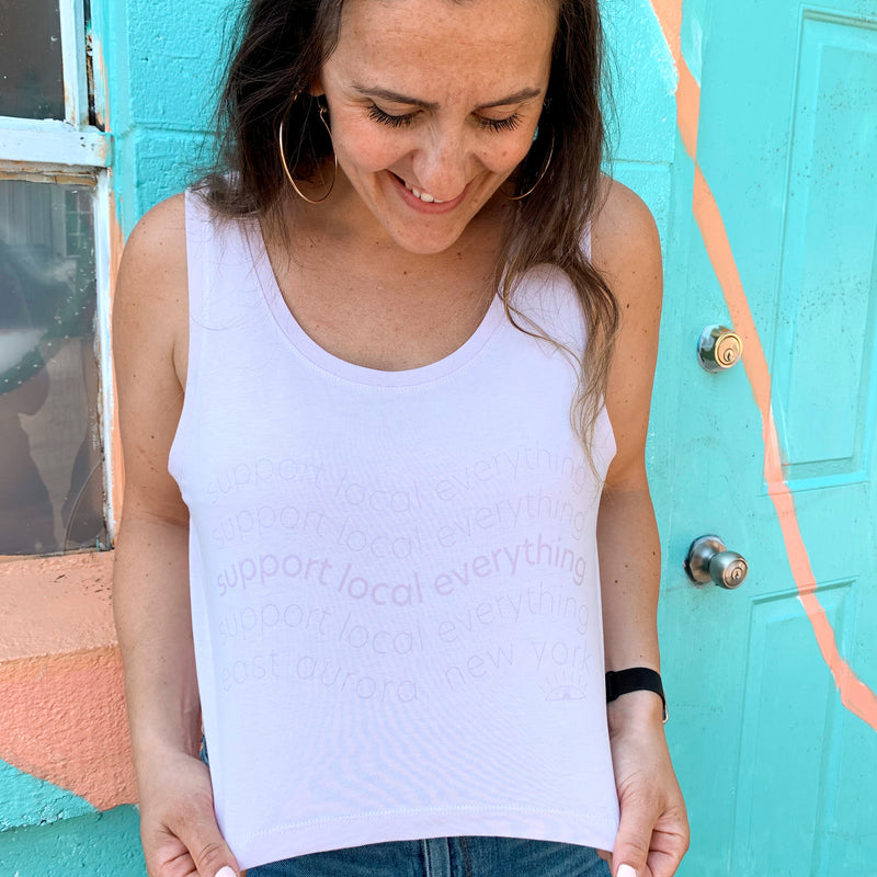Support Local Everything Cropped Tank