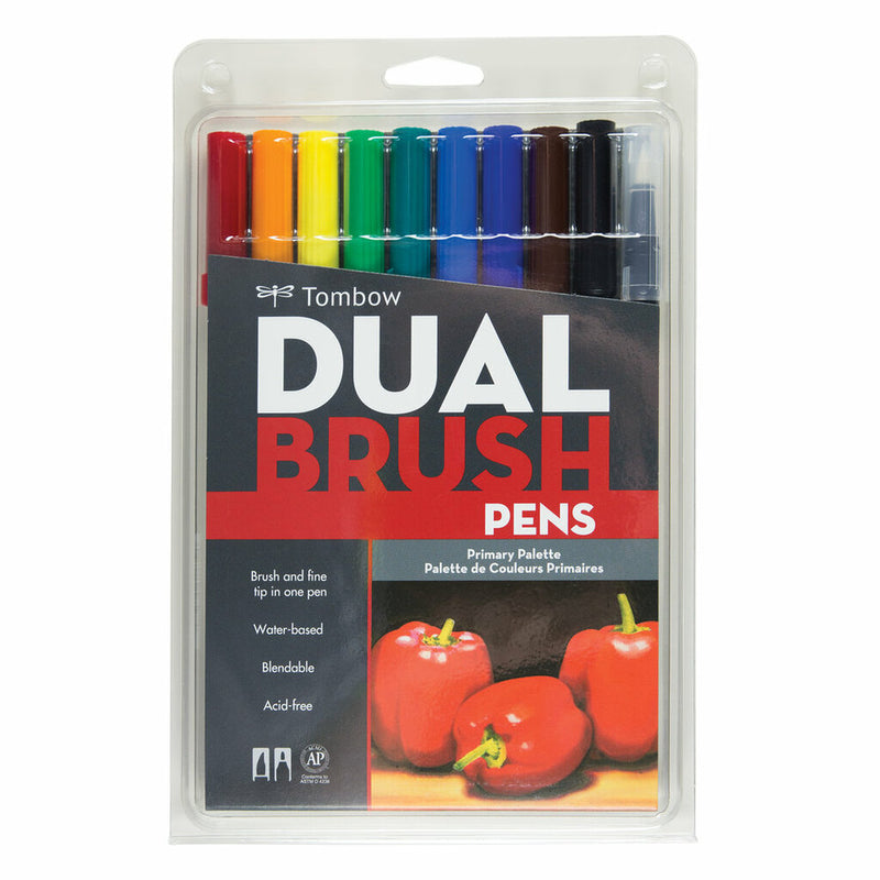 Tombow Dual Brush Pen Set -Set of 6