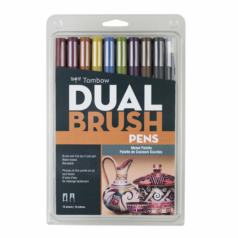 Tombow Dual Brush - Set of 10 - Secondary Colors
