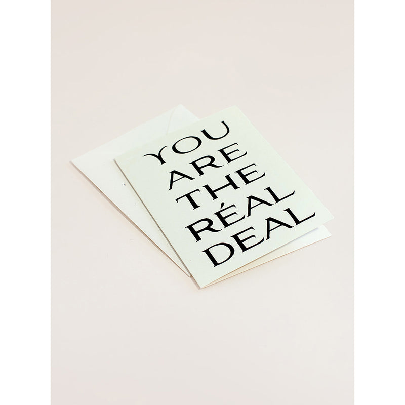 You Are the Real Deal Notecard Set
