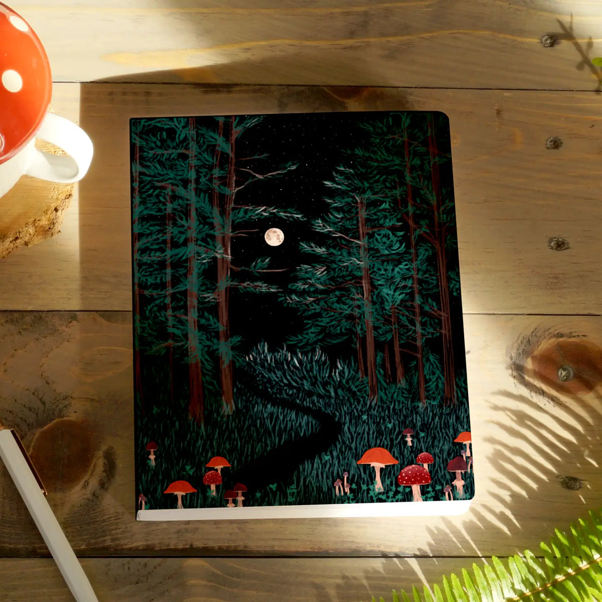 Moonrise Forest Medium Layflat Notebook