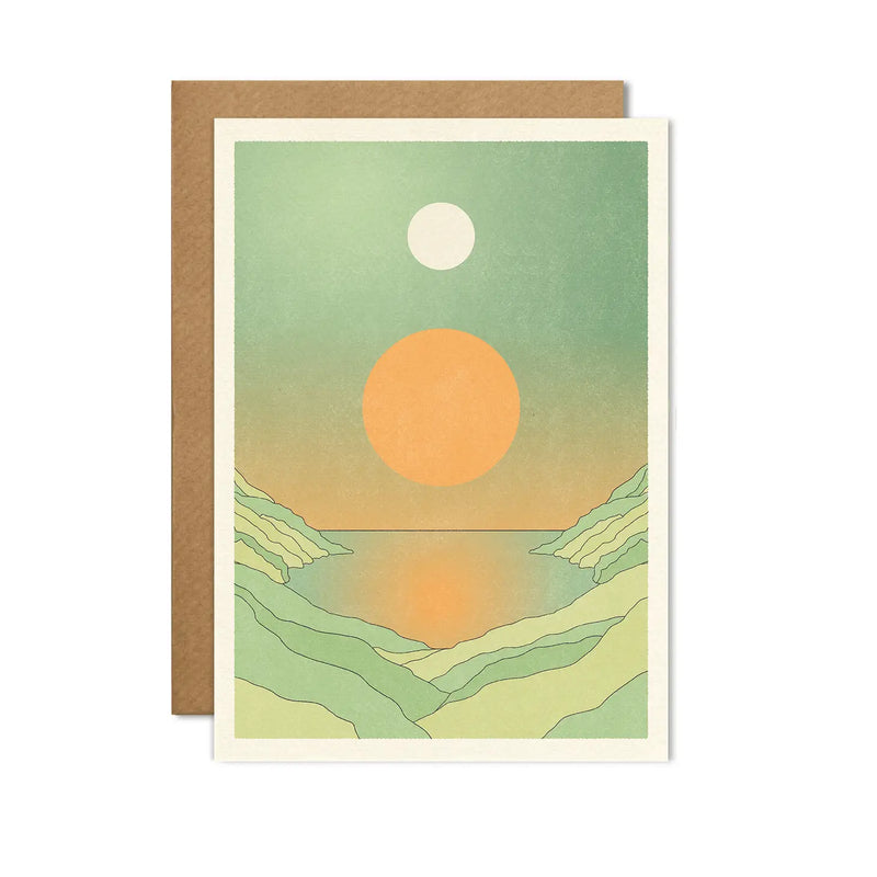 Lagoon Print Card