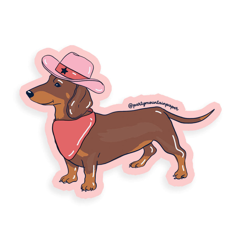Cowboy Weenie Dog