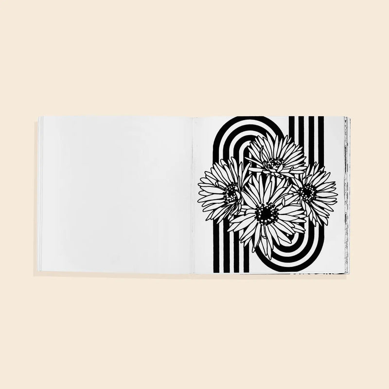 Heyday: A Retro Flower Coloring Book