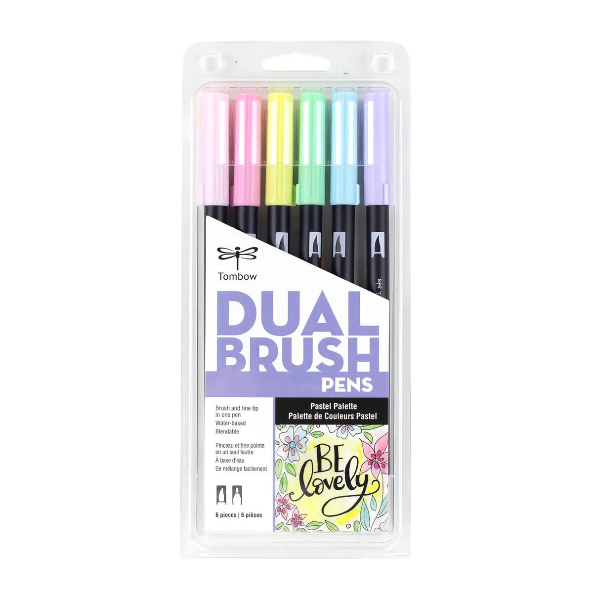 Tombow Dual Brush Pen Set -Set of 6