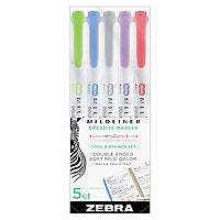 Zebra Mildliner 5ct