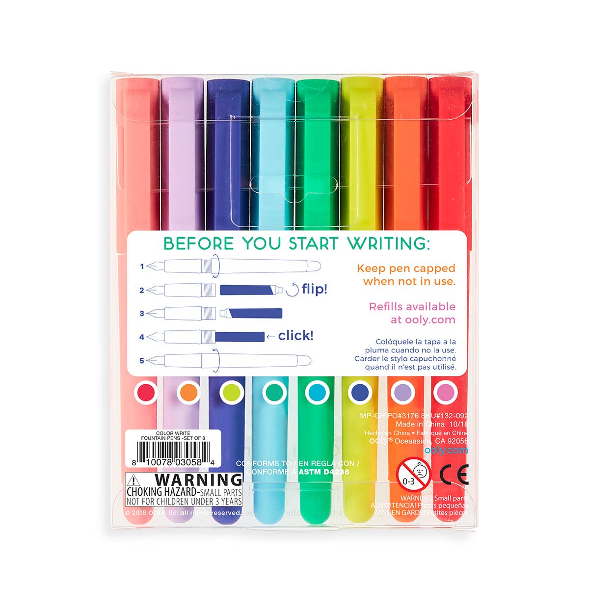 Color Write Fountain Pens