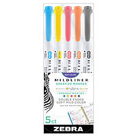 Zebra Mildliner 5ct