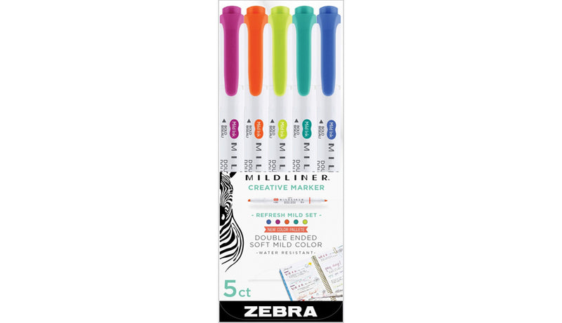 Zebra Mildliner 5ct