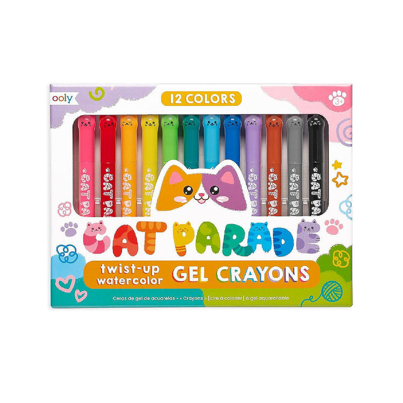 Cat Parade Watercolor Twist-up Gel Crayons