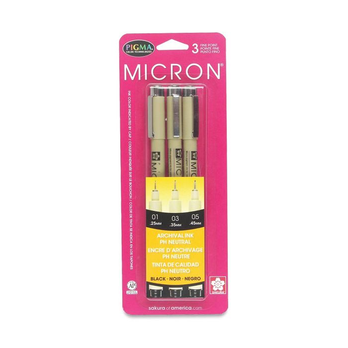 Micron set of 3